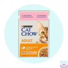 Вологий корм для котів Cat Chow Adult 85 г (лосось та квасоля)