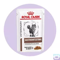 Вологий корм Royal Canin Gastrointestinal Moderate Calorie Feline при порушенні травлення та панкреатиті (від 12 місяців), 85 г (4009001)