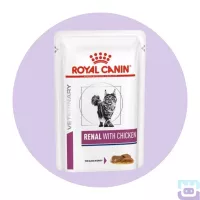 Вологий корм Royal Canin Renal для котів при захворюваннях нирок, 85 г (4030001)