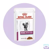 Вологий корм Royal Canin Renal with Tuna для котів при захворюваннях нирок, 85 г (4067001)