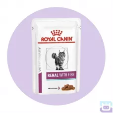 Вологий корм Royal Canin Renal with Tuna для котів при захворюваннях нирок, 85 г (4067001)