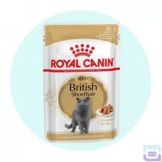 Вологий корм Royal Canin British Shorthair Adult для котів породи британська короткошерста 85г (2032001)
