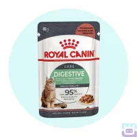 Вологий корм Royal Canin Digest Sensitive для покращення травлення котів, 85 г (4076001)