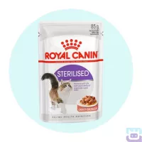 Вологий корм Royal Canin Sterilised Gravy для дорослих стерилізованих кішок, 85 г (4095001)