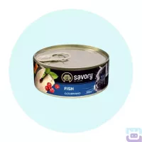 Консерва Savory для дорослих котів з рибою 100 г (13597)
