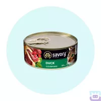 Консерва Savory для дорослих вибагливих котів, з качкою, 100 г (13596)