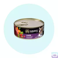Консерва Savory для стерилізованих котів, з ягням, 100 г (307)