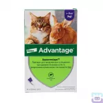 Каплі від бліх для котів і кролів від 4 до 8 кг Advantage "Elanco"