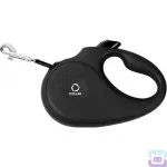 Рулетка-повідець для собак L 5м/50 кг "Collar" чорний (8126)