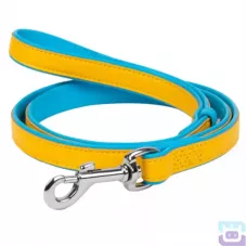 Повідець для собак шкіряний WAUDOG Glamour «Colors of freedom» L-XXL 122 см/25 мм (206-4020)