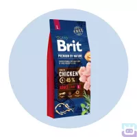 Сухий корм Brit Premium Dog Adult L для собак великих порід, 15 кг (170827)