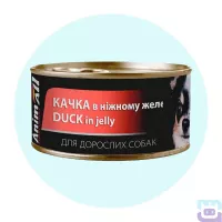 Консерва для собак AnimAll Dog Chicken in jelly з качкою в ніжному желе, 85 г (1683)
