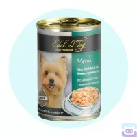Вологий корм для собак Edel Dog з телятиною і кроликом 400 г (177020)