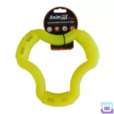 Іграшка для собак AnimAll Кільце 6 сторін 20 см, жовта (8822)