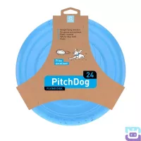 Іграшка літаючий диск Collar PitchDog для апортування для собак 24 см, блакитна (6247)