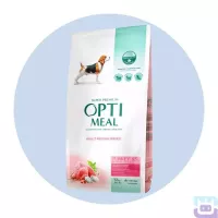 Сухий корм Optimeal Adult Medium Breed з індичкою для середніх порід собак 12 кг (9992)