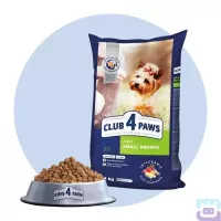Корм сухий для дрібних собак з куркою 14 кг Club 4 Paws Adult Small Breeds 