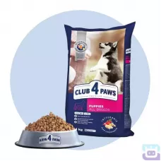 Корм сухий для цуценят з куркою 14 кг Club 4 Paws Puppies All Breeds