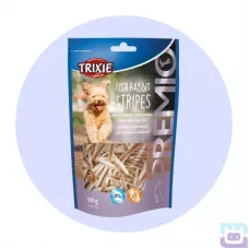 Ласощі для собак Trixie Premio Fish Rabbit Stripes з кроликом і тріскою, 100 г (31547)