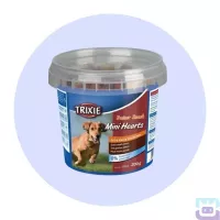 Ласощі для собак Trixie Mini Hearts з куркою, ягням та лососем, 200 г (31524)