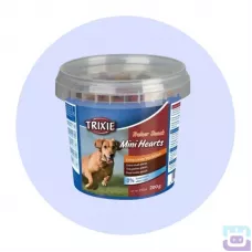 Ласощі для собак Trixie Mini Hearts з куркою, ягням та лососем, 200 г (31524)