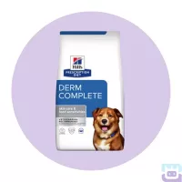 Сухий корм Hills PD Derm Complete при харчовій алергії та атопічному дерматиті у собак, 12 кг (605870)