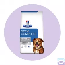 Сухий корм Hills PD Derm Complete при харчовій алергії та атопічному дерматиті у собак, 12 кг (605870)