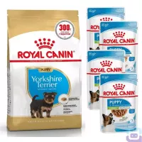 Набір для цуценят собак Йоркширський тер'єр Royal Canin Yorkshire Puppy 1.5 кг+4х85 г