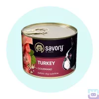 Консерва Savory для дорослих собак усіх порід, з індичкою, 100 г (13591)