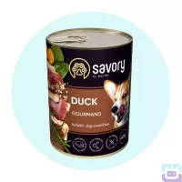 Вологий корм для собак Savory з качкою, 400 г